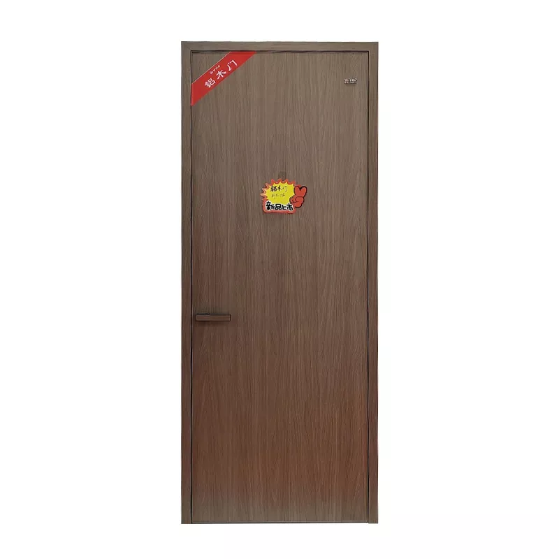 Porte in legno rivestite in alluminio